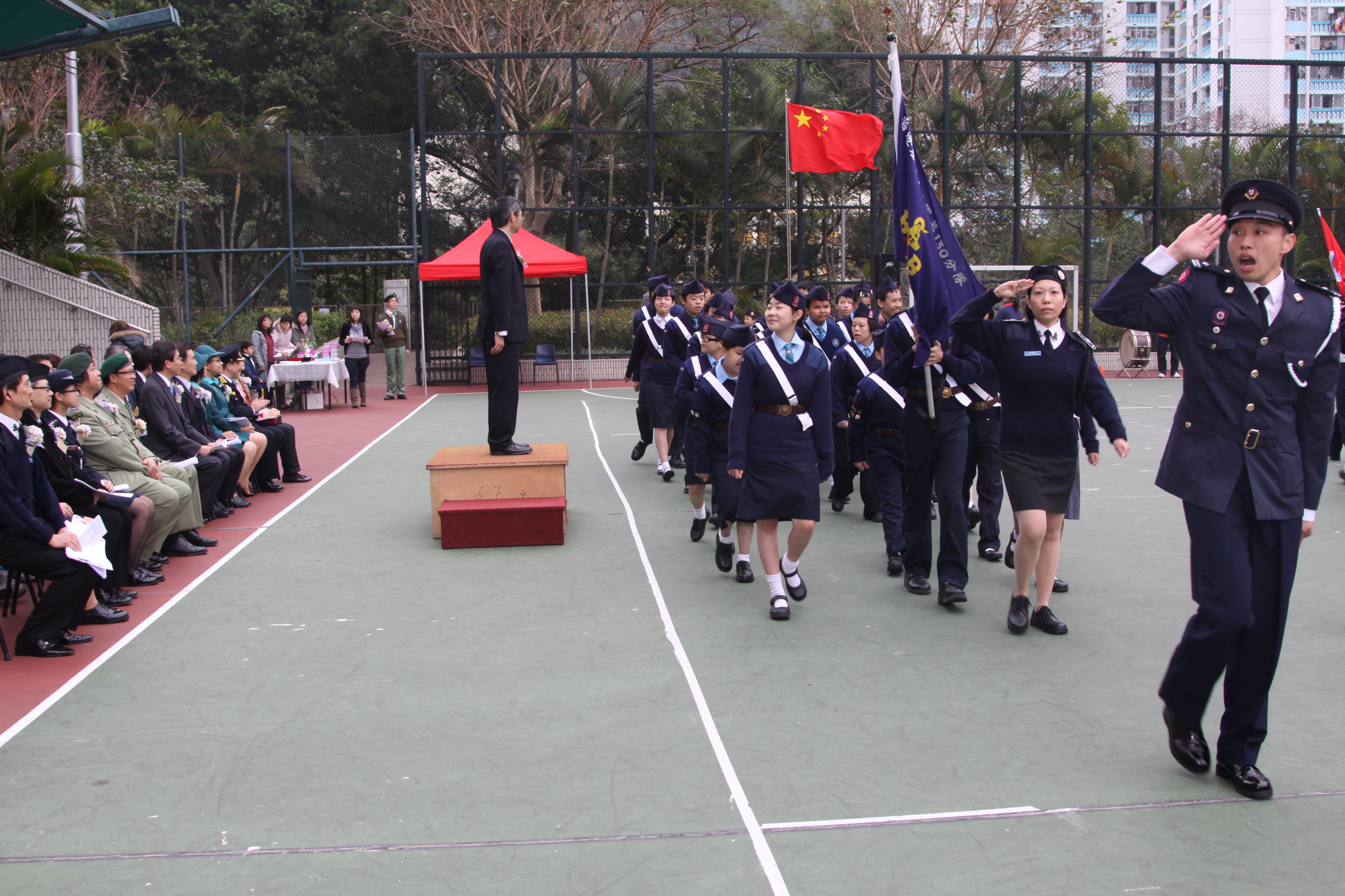制服團隊大檢閱
